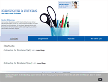 Tablet Screenshot of klingforth-freytag.de